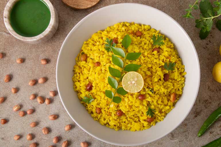 Less fiber content in poha