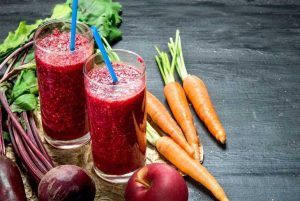 Apple, Carrot, and Beetroot Smoothie