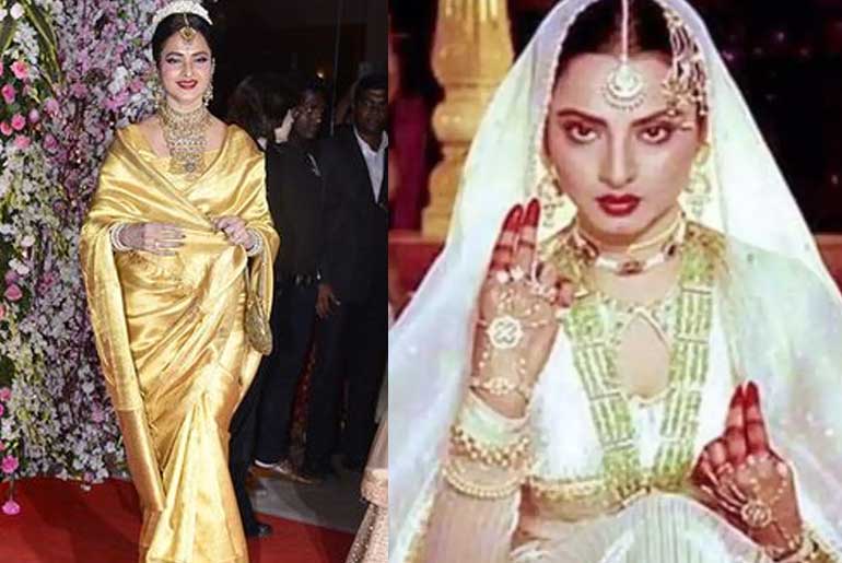 Happy 69th Birthday, Rekha: Celebrating the Iconic Fashion Journey, from Kanjeevaram Sarees to Umrao Jaan's Anarkalis